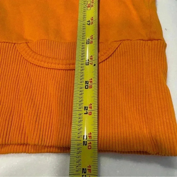 Diesel Women’s Orange Sweatshirt “Diesel Rocks” On Back Size Small - Picture 5 of 8